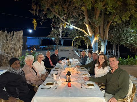 Diner bij kaarslicht Dahabiya Nijlcruise Egypte | Kingfisher Tours